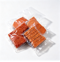 Sacs sous vide transparents gaufrés en PA+PE de qualité alimentaire, stériles, compatibles micro-ondes, avec poignée intégrée, pour bébé