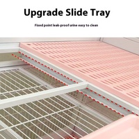 Cage d'élevage de chats en plastique et fer renforcé Cage d'intérieur pour lapins et pigeons avec fermeture à bouton pour chiens