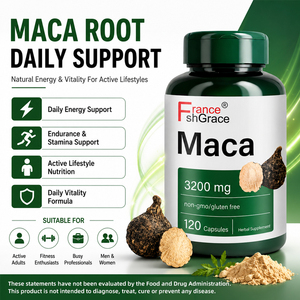 Suplemento de extractos de planta de maca Shecome personalizado, apoyo energético para el cuidado de la salud de adultos, cápsulas de maca, píldoras para agrandar el pene - Product Image 3