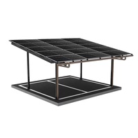 Panneaux solaires en acier durable et durable à énergie verte structures port de voiture de stationnement solaire