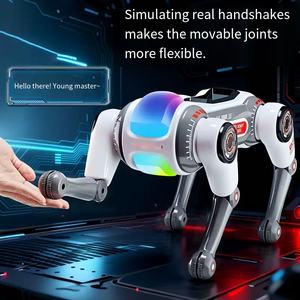 Chien robot intelligent électrique avec IA, commande vocale programmable, chant et danse, jouet pour enfants, animal de compagnie électronique - Product Image 4