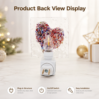 Veilleuse universelle OEM à brancher, lampe murale décorative simple, rechargeable par USB, petite, en ABS, pour salon et usage domestique