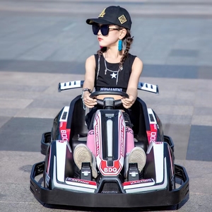 L'auto da corsa elettrica kart per bambini può essere telecomandata può guidare un'auto elettrica per bambini di alta qualità con batteria grande molto fresca e sicura - Product Image 5