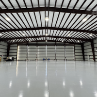 Hangar de Aviones de Acero de Bajo Costo, de Rápida Construcción, Depósito Privado para Aviones, con Certificación CE