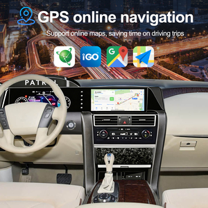 วิทยุติดรถยนต์ระบบแอนดรอยด์ Navihua มัลติมีเดีย Carplay เครื่องเสียงติดรถยนต์ GPS DSP Player จอแสดงผลดิจิตอล สำหรับรถยนต์นิสสัน Patrol Y62 QX80 ปี 2012-2021 - Product Image 2