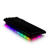 Clavier mécanique USB sans fil, triple mode, RGB personnalisable, Plug&Play, design élégant, pour jeux, e-sport, bureau, travail, K99 noir