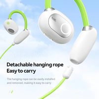 Nouveauté : Écouteurs sport sans fil M80 à tour de cou interchangeable, avec cordon de suspension détachable, conception ouverte pour l'oreille, son stéréo Hi-Fi, casque Bluetooth