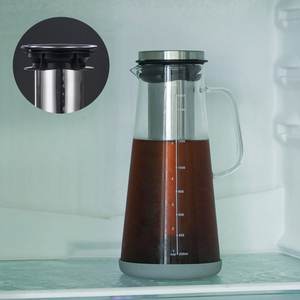 HIGHWIN 1400ml cafetière à infusion froide pichet à infusion froide glacée <span class=keywords><strong>pour</strong></span> infuser du café et du thé glacés - Product Image 4