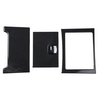 Volante de Plástico para Automóvil CAMRY de 12-16 Años, Modificado con Patrón de Fibra de Carbono, Panel de Navegación Negro, Decoración Interior para Automóvil