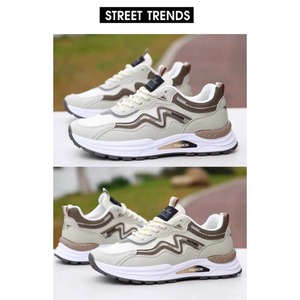 Chaussures de course décontractées pour hommes et jeunes, nouvelle collection, vente en gros, tendance, polyvalentes, en maille ajourée, semelle souple antidérapante - Product Image 6