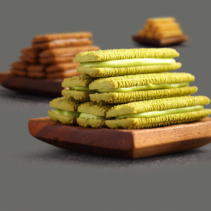 Galletas de chocolate y cacao de 70g superventas, aperitivos chinos, galletas de sándwich de Chocolate Matcha, galletas de calidad superior - Product Image 6