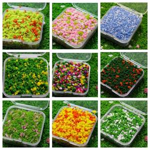 Custom Handmade Plastic Miniature Flower <b>Tree</b> Flocking for Creative DIY Projects, Ideal for Christmas and Wedding Decor - Product Image 2