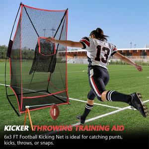 Filet d'entraînement <span class=keywords><strong>de</strong></span> football 4-en-1 multi-techniques 7x4 pieds pour le but, le passe, le coup <span class=keywords><strong>de</strong></span> pied et le tir - Xinghai - Product Image 2