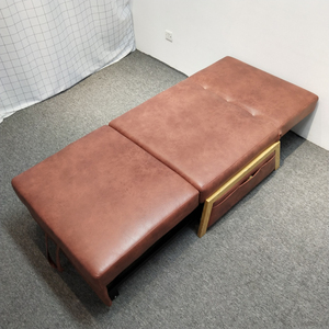 Poltrona Sofá Individual Conversível para Hotel, Cadeira Dobrável de Lazer Sem Braços, Sofá-Cama Personalizado - Product Image 6