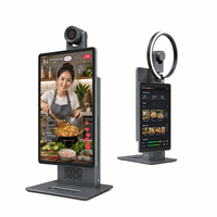 HAOCROWN Machine de diffusion en direct tout-en-un 15,6 pouces, équipement Android pour TikTok, YouTube, Facebook, Instagram, OEM