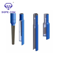 Outil de filetage API pour moteur, pour utilisation en champ pétrolier, avec collier de filetage conique/subconique bleu