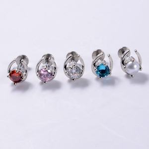 Labret en acier inoxydable zircone pour femme filetage interne goutte d'eau anneau à lèvres broche CZ <span class=keywords><strong>Tragus</strong></span> Helix oreille Piercing <span class=keywords><strong>fer</strong></span> à <span class=keywords><strong>cheval</strong></span> - Product Image 2