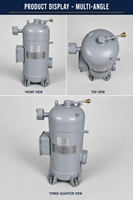 Compresseur Scroll Marin Original JT224D NYR en Acier Inoxydable 7.5HP R134a 380V Unité Hermétique Pièce Détachée pour Réfrigération de Conteneurs Réfrigérés