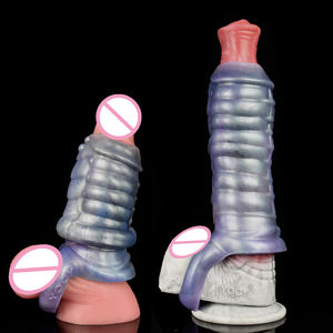 YOCY – ensemble de pénis en silicone pour hommes, <span class=keywords><strong>dragon</strong></span> en colère, phallus creux, couleur galaxie, ensemble allongé, jouets sexuels pour adultes - Product Image 1