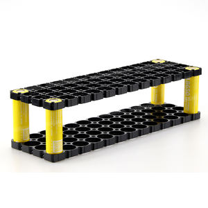 Support de batterie 18650 personnalisé gratuit en ABS PC ignifuge 4x13 pour piles AA 18650 - Product Image 2