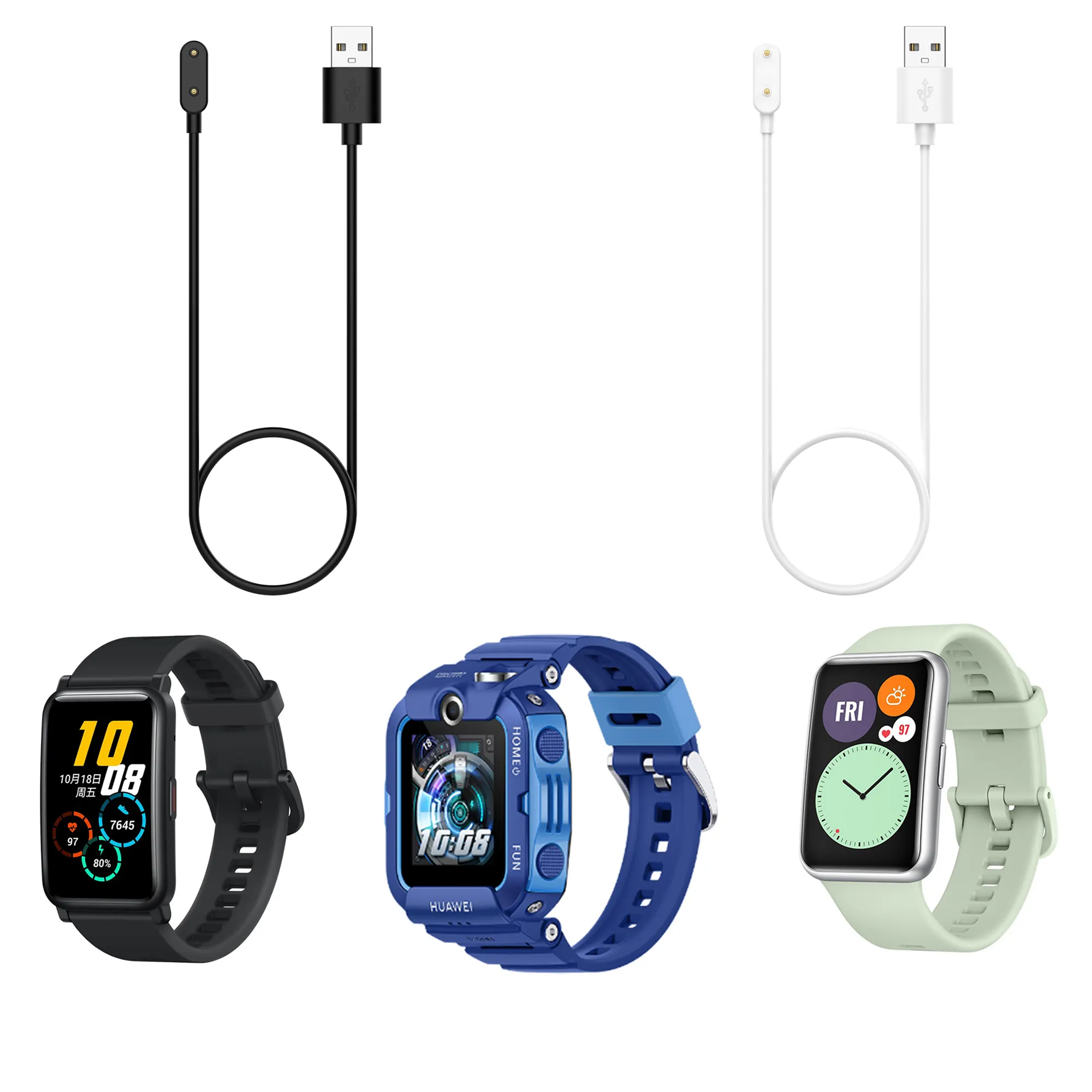 USB-Schnell ladekabel für Huawei Band 7/Band 6 Pro/6 Huawei Watch Fit Mini/Honor ES/Honor Band 6 Ladekabel Film zubehör