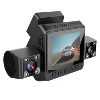Hot 4 caméras 4 lentilles Dash Cam 2 pouces écran voiture boîte noire voiture Dvr enregistreur de voiture enregistreur de conduite tableau de bord 4 canaux
