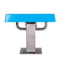 Plateforme de départ pour piscine de compétition en acier inoxydable 304, plateforme de saut pour piscine, plateforme de plongée