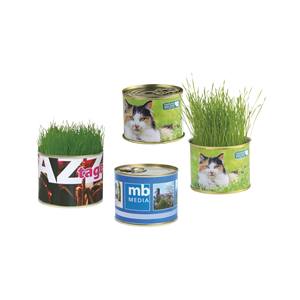 Kit de Cultivo de Hierba para Gatos Latta Flower en Lata para Mascotas de Interior con Brotes Verdes Frescos y Contenedor Reutilizable - Product Image 1