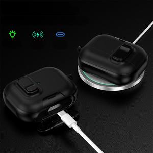 Funda protectora para auriculares AirPods Pro 3 con textura de cuero, cierre de botón, cobertura total y a prueba de caídas. - Product Image 4