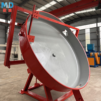 Granulador de Disco MINGDA YP600 para la Peletización de Fertilizantes en Polvo, Capacidad Personalizada (0.3-5 Ton/h), Semiautomático, Gránulos de 2-10 mm
