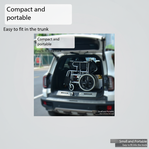 Chaise de douche multifonctionnelle en acier imperméable et respirant Fauteuil roulant en fibre de carbone - Product Image 1