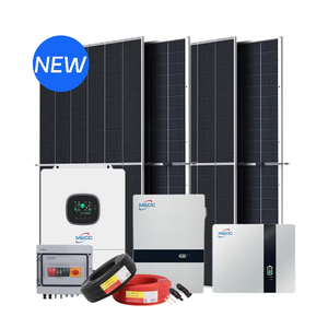 Système solaire hybride complet 5 kW avec batterie au lithium et panneaux solaires pour appareils électroménagers - Product Image 2