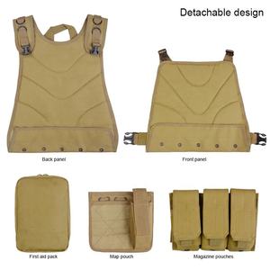 Heren Nylon Polyester Waterdichte Camouflage Tactische Vest Fabriek-Accurate Molle Plaat Drager Borst Tuig Voor Persoonlijke Verdediging - Product Image 4