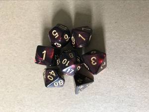 Nouveau jeu de dés 7 pièces/lot, dés multi-faces de haute qualité avec effet marbré D4 D6 D8 D10 D10 D12 D20, jeu de dés de rôle DUNGEON and DRAGONS - Product Image 2