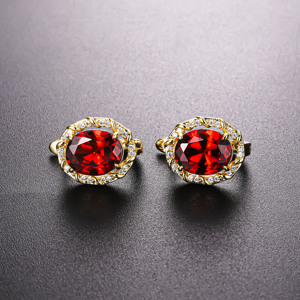 Cm Bán Buôn Nhà Sản Xuất Vàng CZ Bông Tai 2025 Thiết Kế Mới Thả Hình Dạng Hình Trái Tim 14K Đầy Màu Sắc Zircon Người Phụ Nữ Huggie Bông Tai - Product Image 2