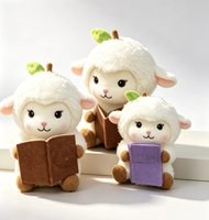 Peluche Lapin de Pâques, Agneau, Éléphant, Mouton et Écureuil de 25 cm Greenmart, Rembourrage en Coton PP