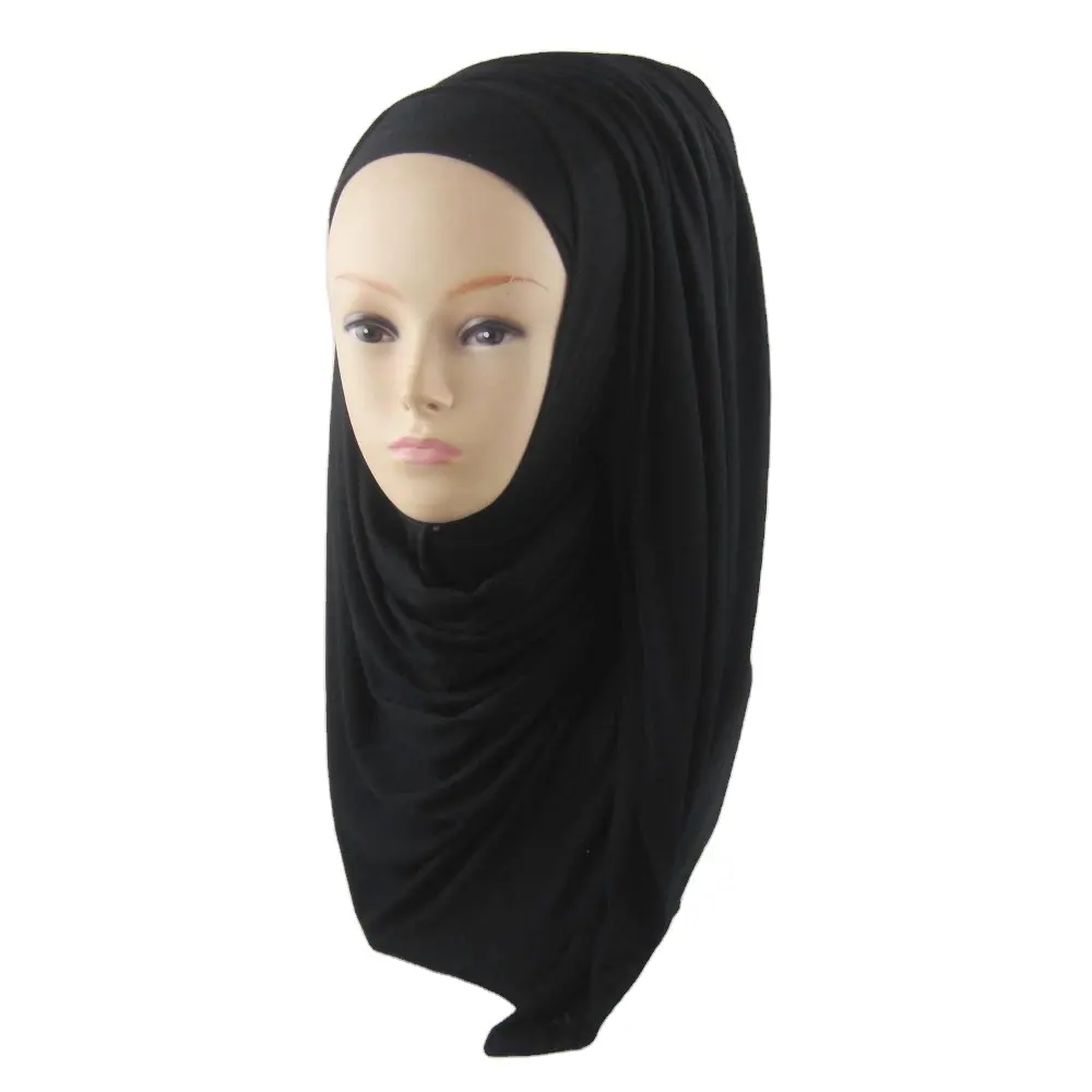 Лидер продаж 2020, мягкая удобная простая футболка-хиджаб для мусульманских женщин на заказ