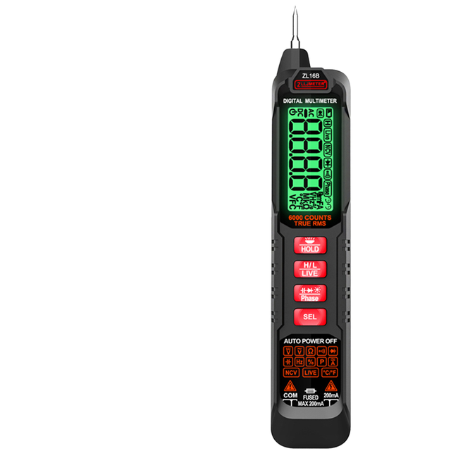 A3006A Digital Pen Multimeter 4000 Counts AC/DC Voltage Non-Contact Inductive Hz Diode Resistance Tester Tool