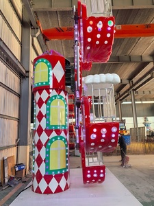 <span class=keywords><strong>Luna</strong></span> Park Kiddie Cable Car Parque de atracciones Productos Doble cara Mini Noria Paseos en venta - Product Image 4