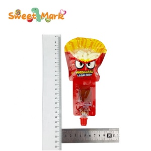Guimauve Halal à la <span class=keywords><strong>Gélatine</strong></span> avec Bonbons Liquides et Chips Mignonnes, Guimauve Fourrée à la Gelée Fruitée - Product Image 3