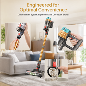 PV22 Cordless <b>Vacuum</b> Cleaner Brushless Motor Strong Suction Stick <b>Handheld</b> for Home Carpet Pet Hair - Product Image 4