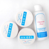 Kit de démarrage pour nail art avec gel de construction, lampe UV et vernis à ongles en gel, kit d'outils de manucure