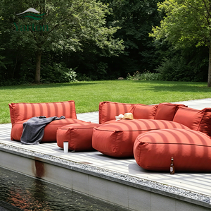 Heavy Duty <b>Waterproof</b> Outdoor Foam Modular Sectional Cloud Couch with Stain Resistant Fabric Commercial Patio Restaurant - Product Image 1