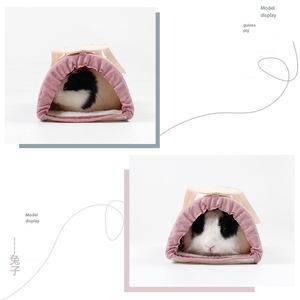 <span class=keywords><strong>Cage</strong></span> pour animaux de compagnie à motif solide pour petits animaux fosse cachée pour <span class=keywords><strong>hamster</strong></span> cochon d'inde lapin écureuil hérisson planeur à sucre - Product Image 6