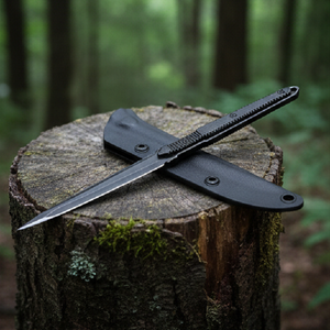 มีดกังฟูเหล็กกล้าไร้สนิมจีนหลงเฉวียน ใบมีดตีขึ้นรูปชิ้นเดียว สำหรับทำปลอกดาบ DIY และชุดเข็มชา - Product Image 4