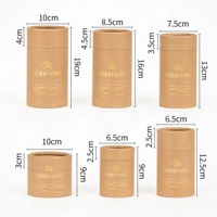 Tube en papier kraft personnalisé pour fil, vêtements, écharpes, cravates, rouleaux textiles, cylindres, emballages de mode et contenants pour vêtements