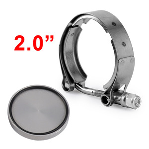 Abrazadera de manguera tipo T de 2.0 pulgadas de acero inoxidable para refuerzo y fijación de conexiones de tuberías de agua - Product Image 1