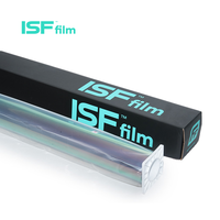 ISF 2.5 Mil 61% VLT 93%IRR Film céramique nano vert professionnel pour concessionnaires mondiaux, protection UV, contrôle solaire, changement de couleur de voiture