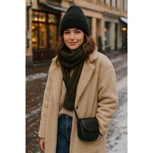 Women's Basic <b>White</b> <b>Wool</b> Beanie BERE1141 Elegant Bonnet Accessory - Product Image 5