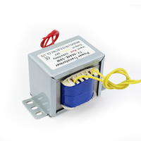 Transformateur d'isolation électronique 50W/VA AC-AC 220V 380V Entrée 9V 12V 18V 24V 36V 110V 24V-0-24V Transformateur de puissance EI